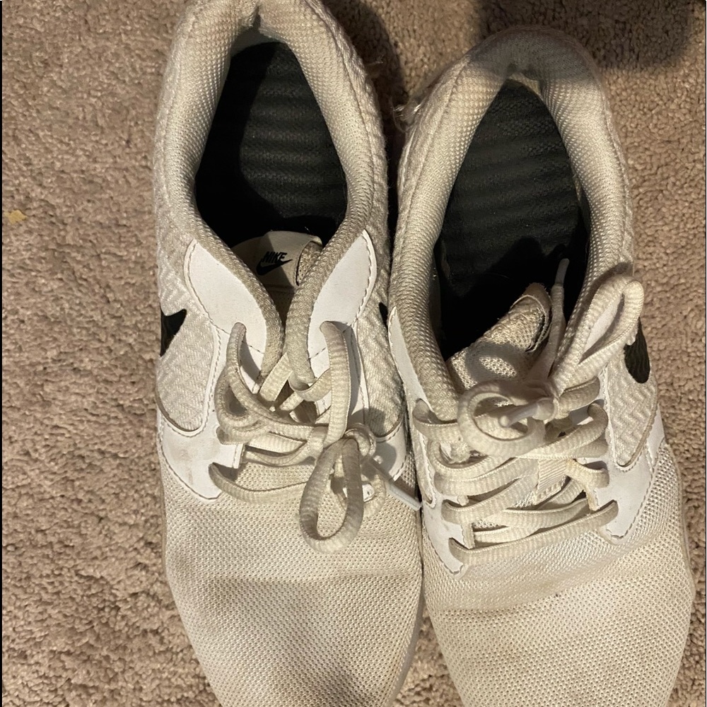 White Nike Athletic Shoes